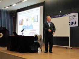 Prof. Leo Lorenz presents his topic 1