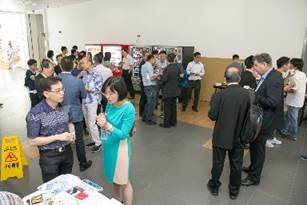 Discussion during coffee break