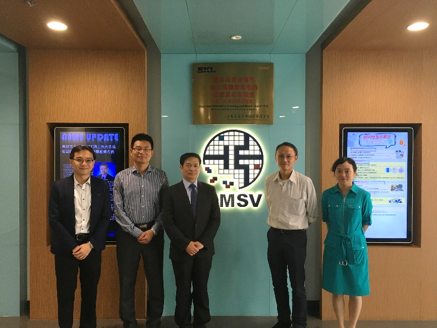 Prof. Xiao-Ping Zhang and Dr. Minwu Chen visit China State Key Laboratory of Analog and Mixed Signal VLSI